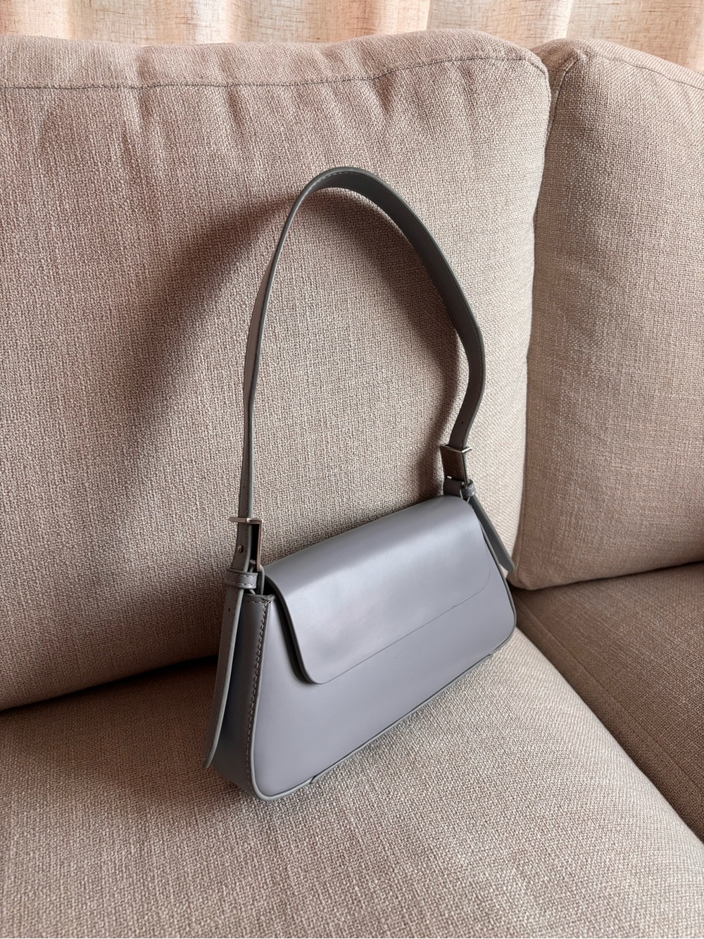 Light blue Zara shoulder bag